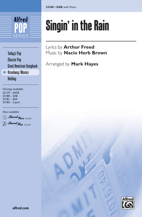 Singin' in the Rain Sheet Music Preview