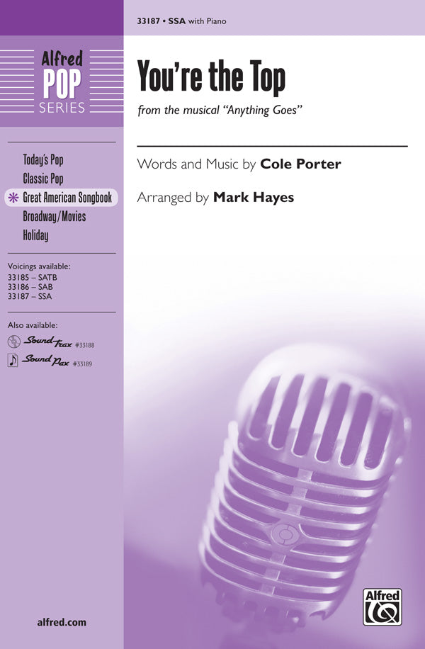 You're the Top Sheet Music Preview