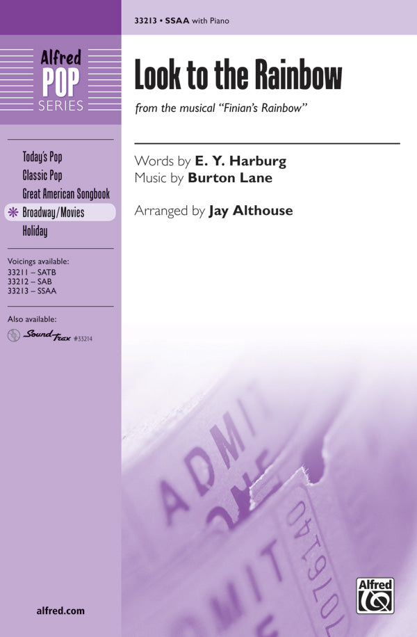Look to the Rainbow Sheet Music Preview