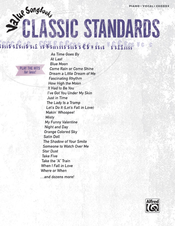 Value Songbooks: Classic Standards Cover Image