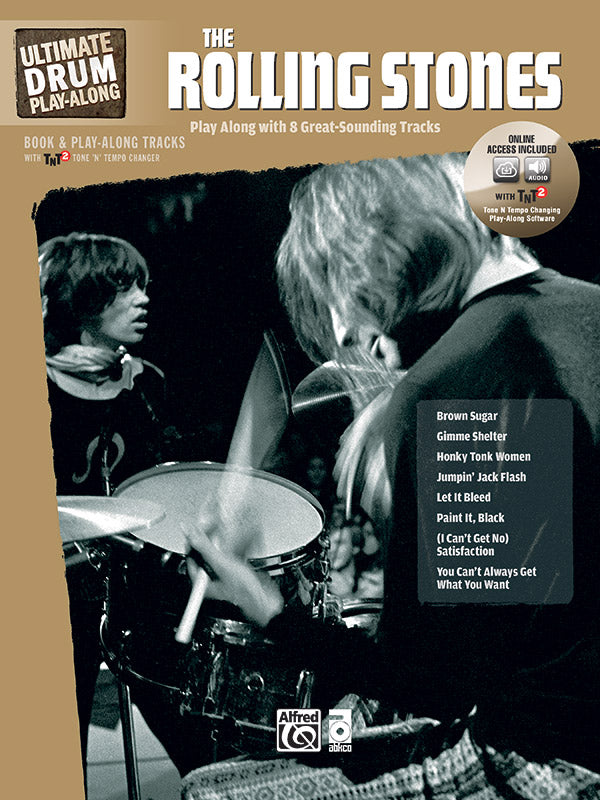 Ultimate Drum Play-Along: The Rolling Stones: Play Along with 8 Great-Sounding Tracks Sheet Music Preview