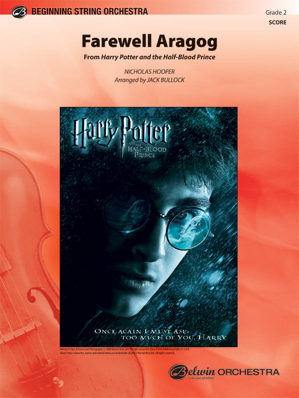 Farewell Aragog (from Harry Potter and the Half-Blood Prince): Viola Sheet Music Preview