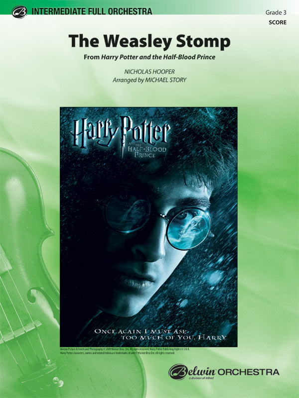 The Weasley Stomp (from Harry Potter and the Half-Blood Prince): String Bass Sheet Music Preview