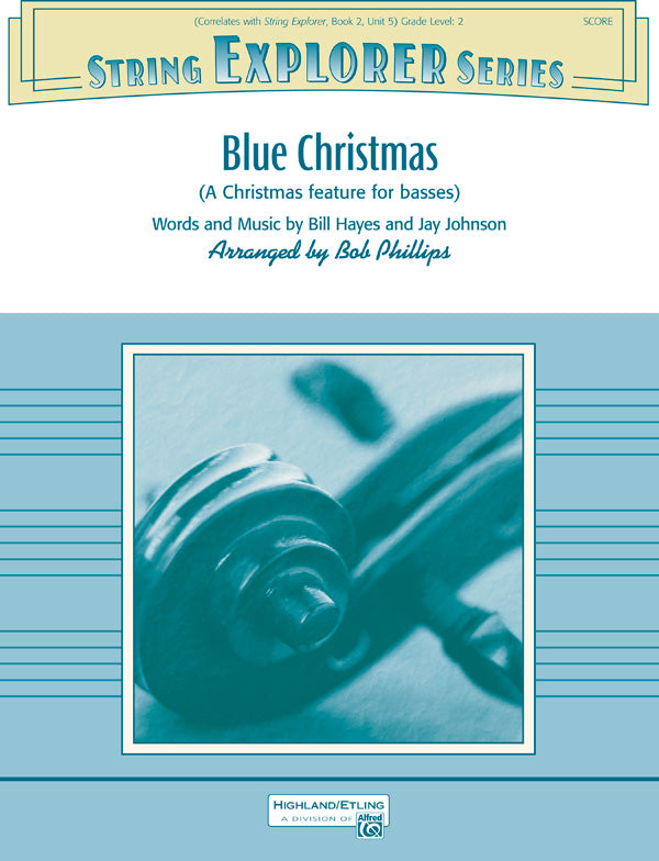 Blue Christmas: 1st Violin Sheet Music Preview