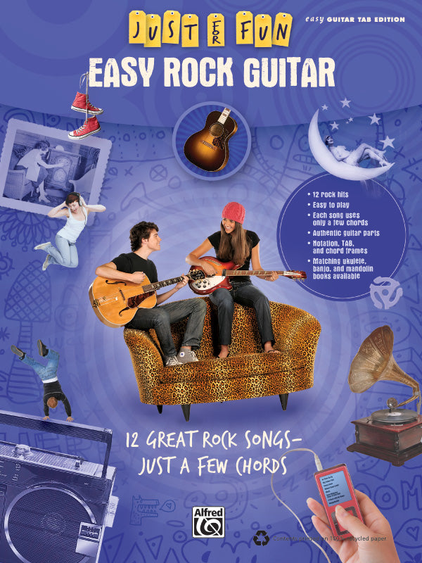 Just for Fun: Easy Rock Guitar Cover Image