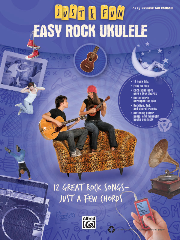 Just for Fun: Easy Rock Ukulele Cover Image