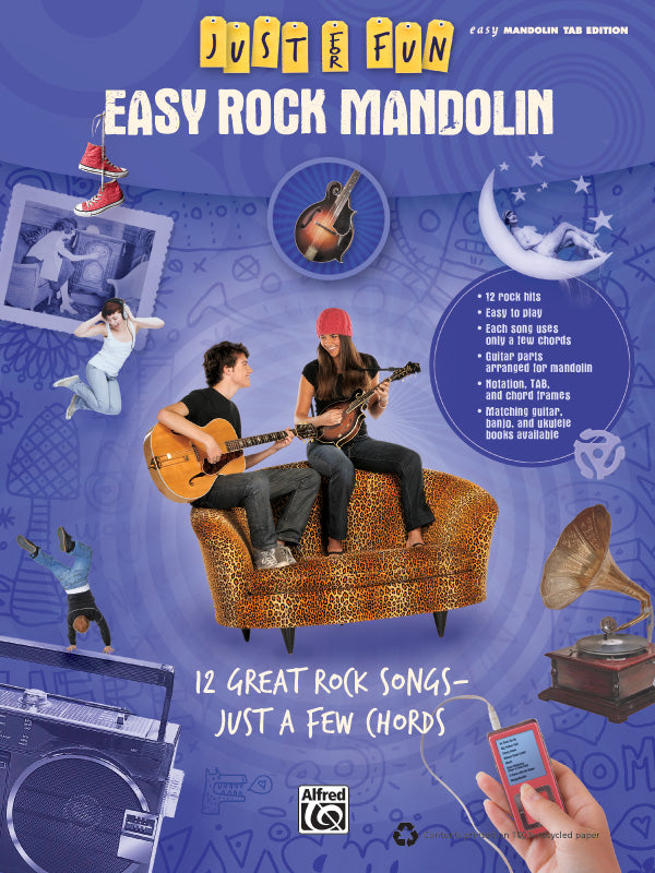 Just for Fun: Easy Rock Mandolin Cover Image
