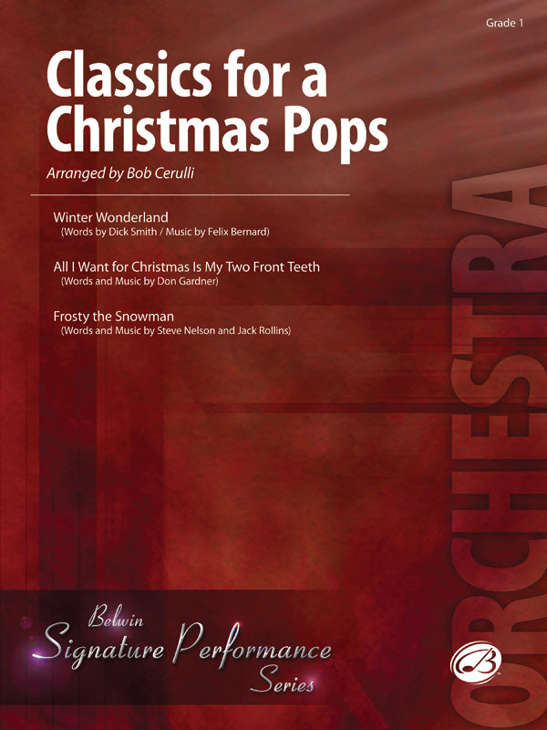 Classics for a Christmas Pops, Level 1: Score Sheet Music Preview