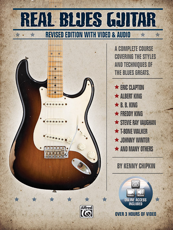 Real Blues Guitar (Revised): A Complete Course Covering the Styles and Techniques of the Blues Greats Sheet Music Preview