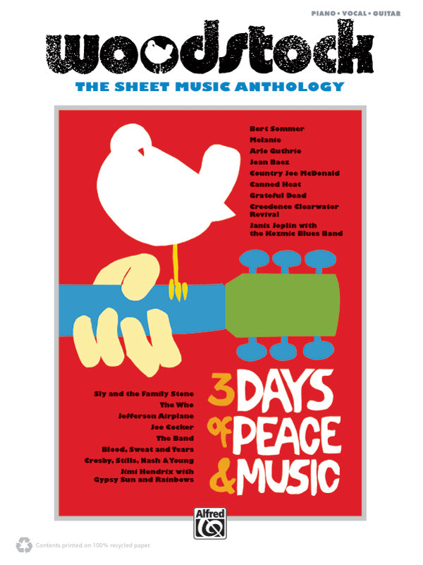 Woodstock Sheet Music Anthology Cover Image