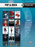 2009 Pop & Rock Sheet Music Playlist Cover Image