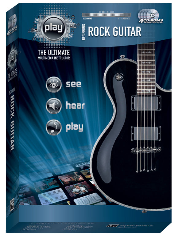 Alfred's PLAY: Beginning Rock Guitar Cover Image