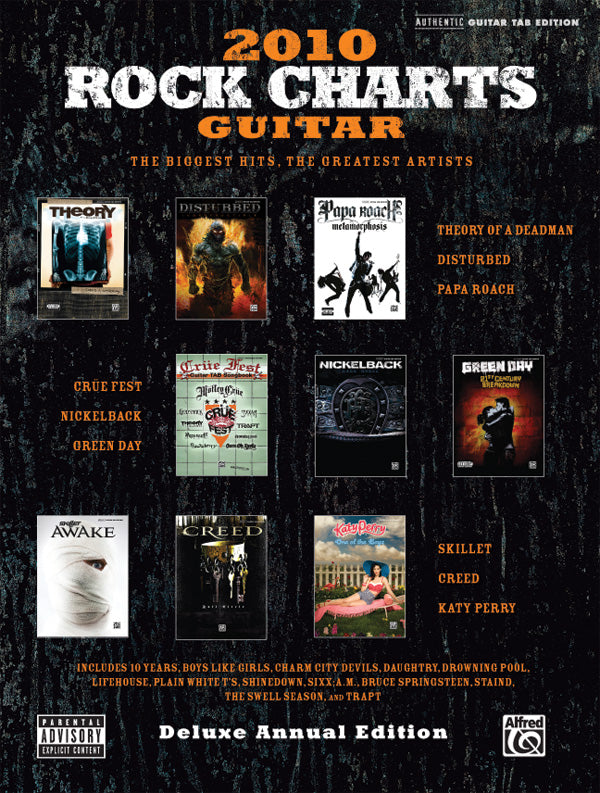 Rock Charts Guitar 2010: Deluxe Annual Edition Cover Image