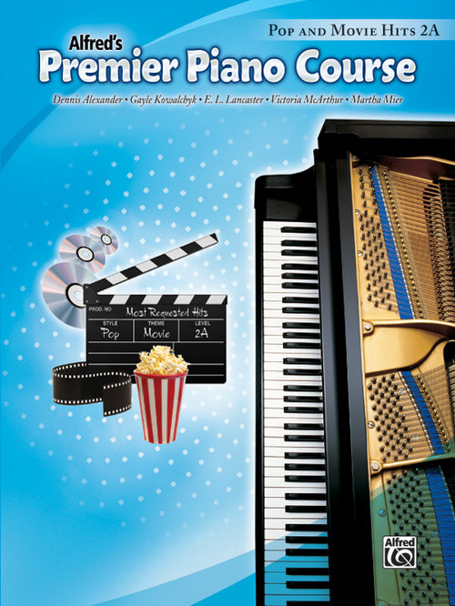 Premier Piano Course, Pop and Movie Hits 2A Cover Image