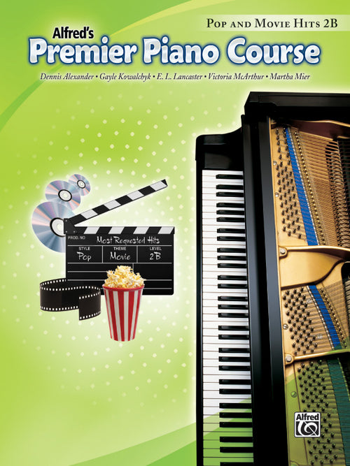 Premier Piano Course, Pop and Movie Hits 2B Cover Image