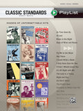 Classic Standards Sheet Music Playlist Cover Image