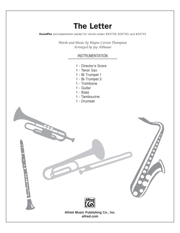 The Letter: 1st Trombone Sheet Music Preview