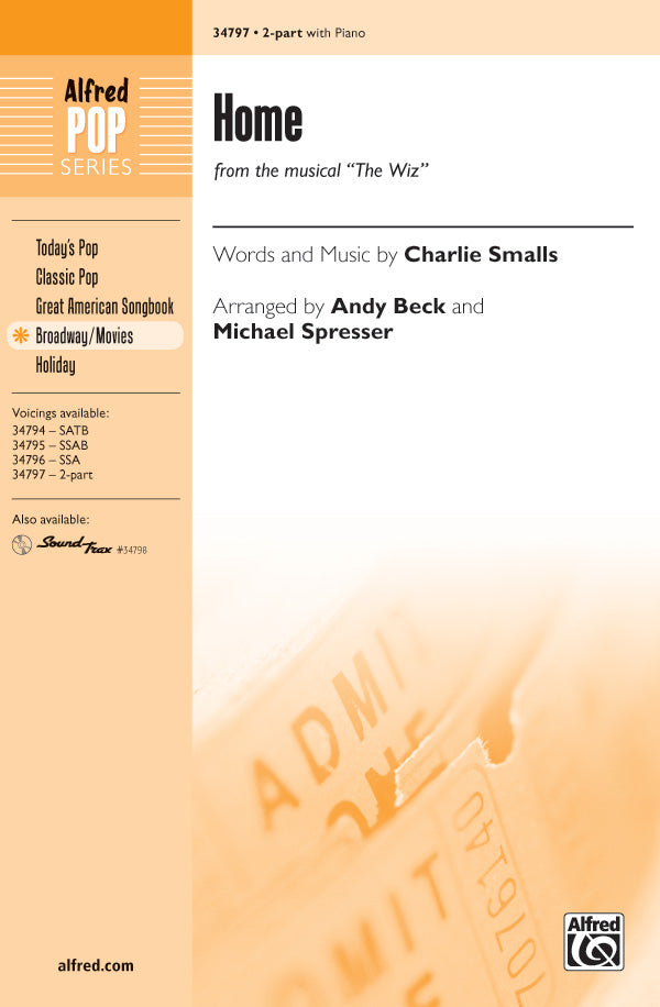 Home Sheet Music Preview