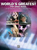 World's Greatest Pop Sheet Music Cover Image