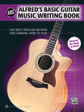Alfred's Basic Guitar Music Writing Book Cover Image