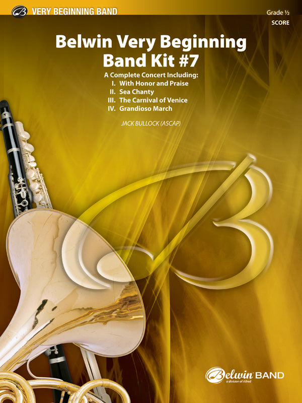 Belwin Very Beginning Band Kit #7: B-flat Bass Clarinet Sheet Music Preview