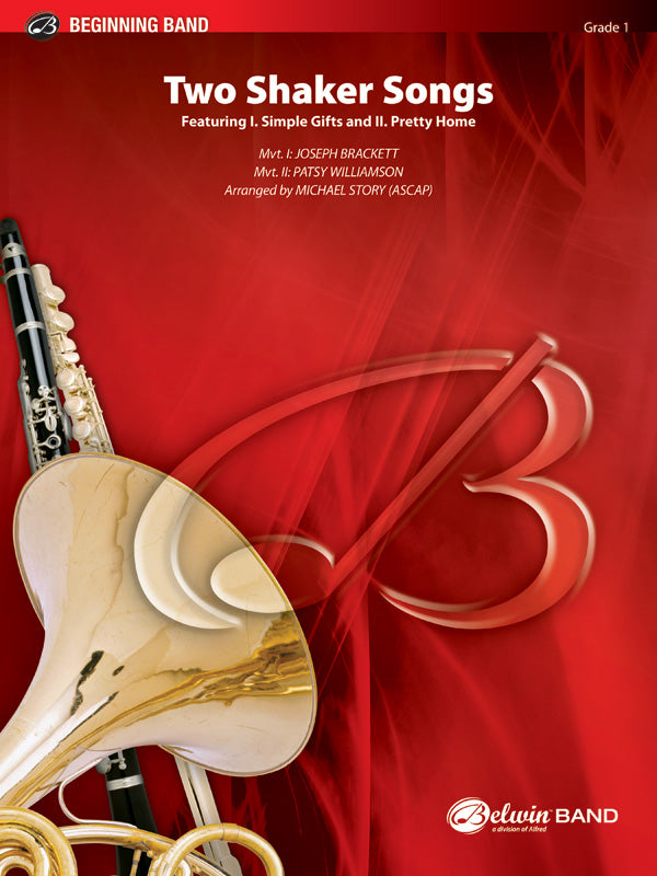 Two Shaker Songs: (wp) 1st Horn in E-flat Sheet Music Preview