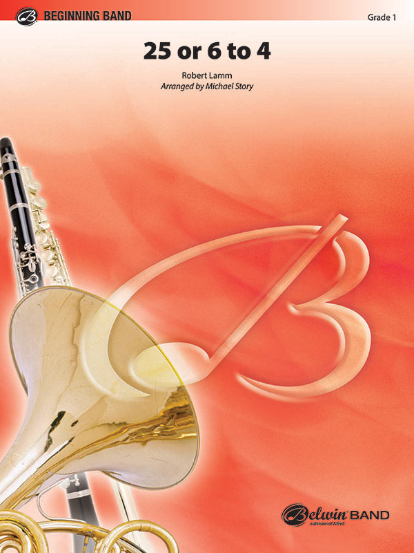 25 or 6 to 4: (wp) Baritone T.C. Sheet Music Preview