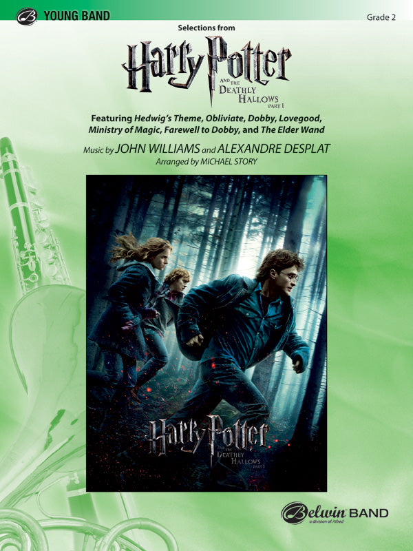 Harry Potter and the Deathly Hallows, Part 1, Selections from: B-flat Bass Clarinet Sheet Music Preview