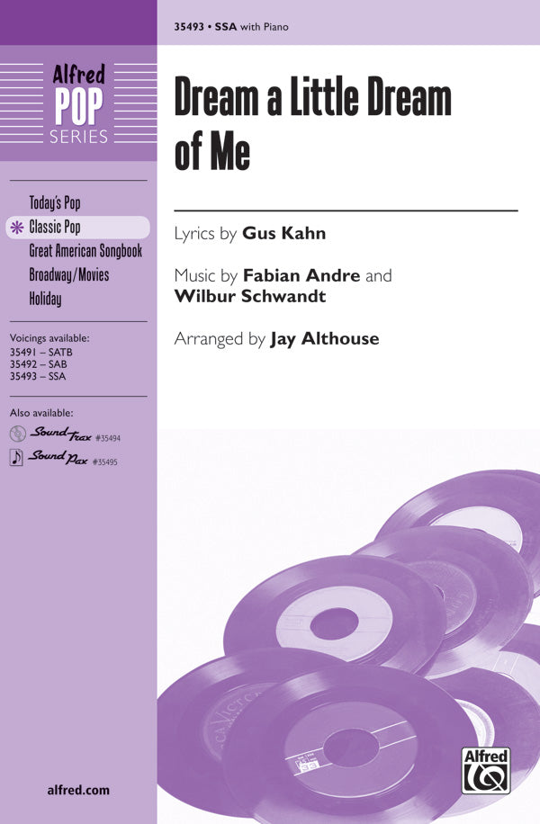 Dream a Little Dream of Me Sheet Music Preview