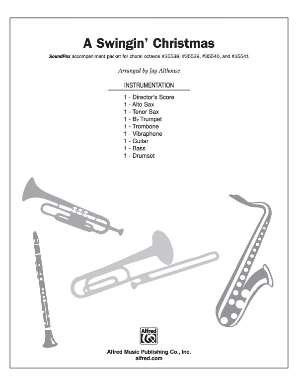 A Swingin' Christmas: String Bass Sheet Music Preview