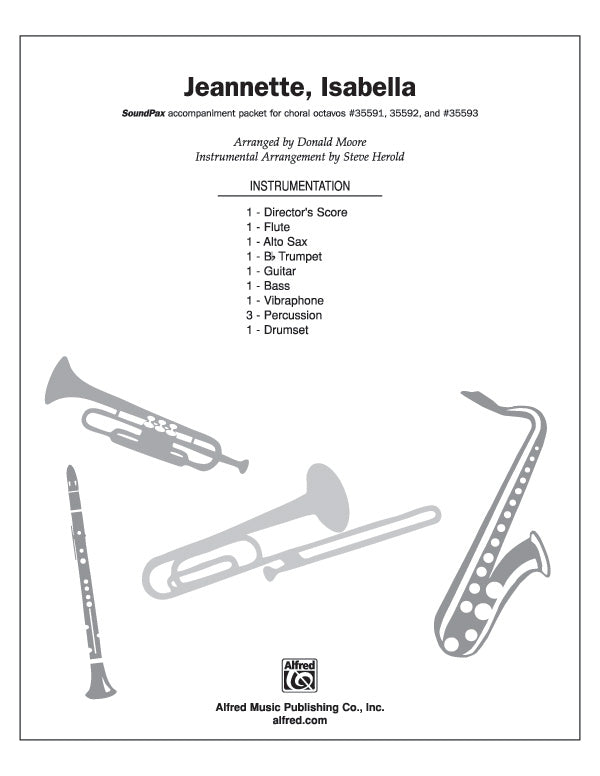 Jeannette, Isabella: Flute Sheet Music Preview