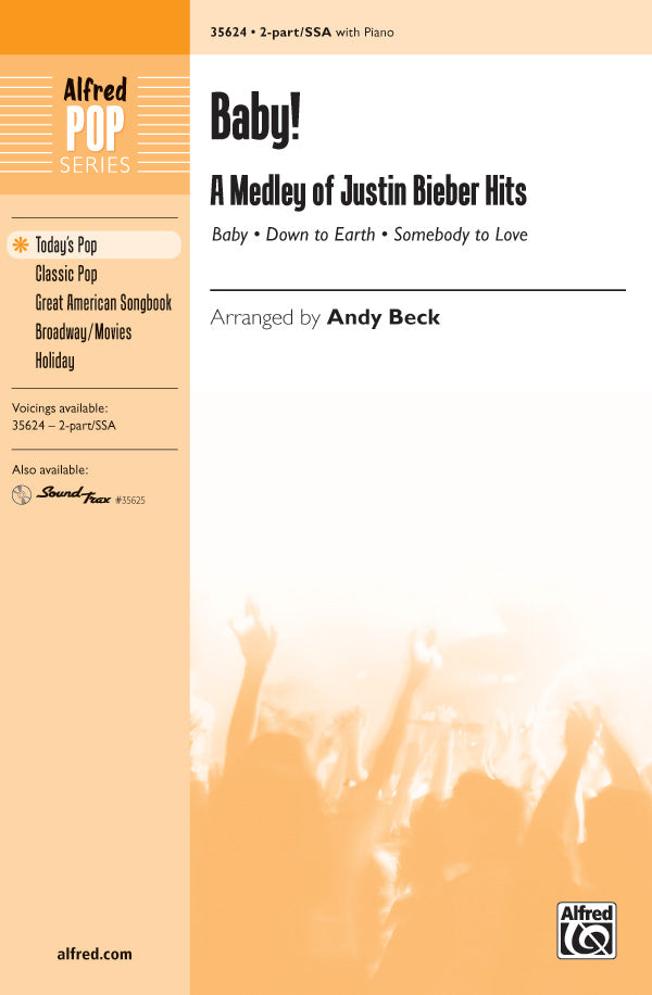 Baby! A Medley of Justin Bieber Hits Sheet Music Preview