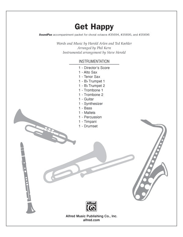 Get Happy: Mallets Sheet Music Preview