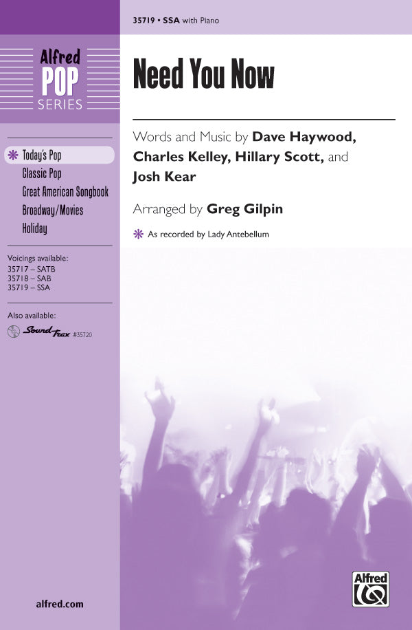 Need You Now Cover Image