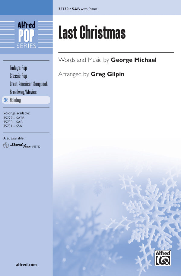Last Christmas Sheet Music Preview