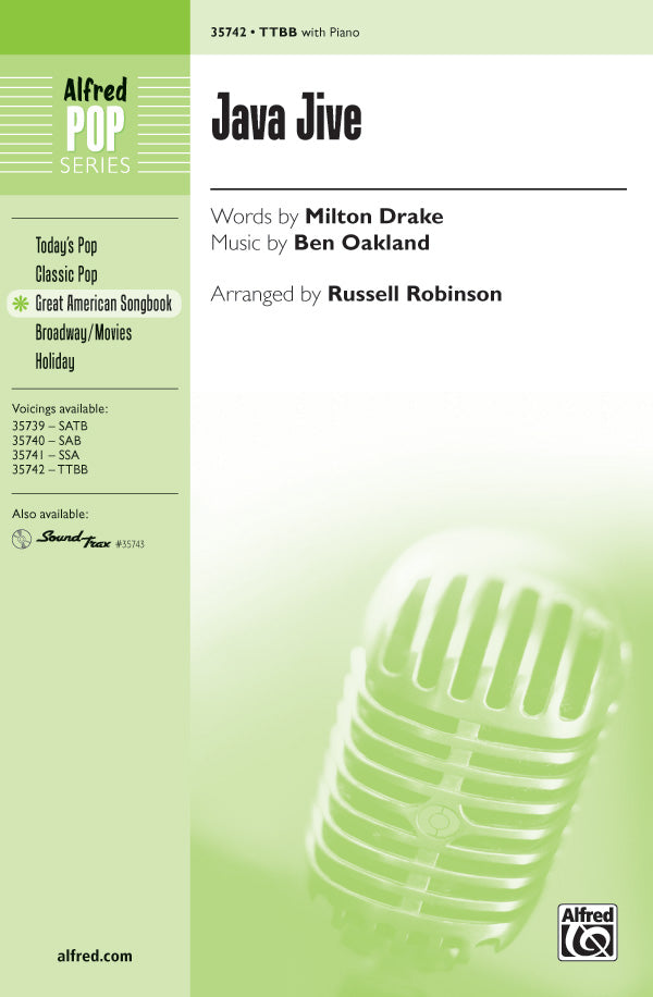 Java Jive Sheet Music Preview
