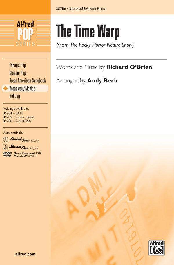 The Time Warp (from <i>The Rocky Horror Picture Show</i>) Sheet Music Preview