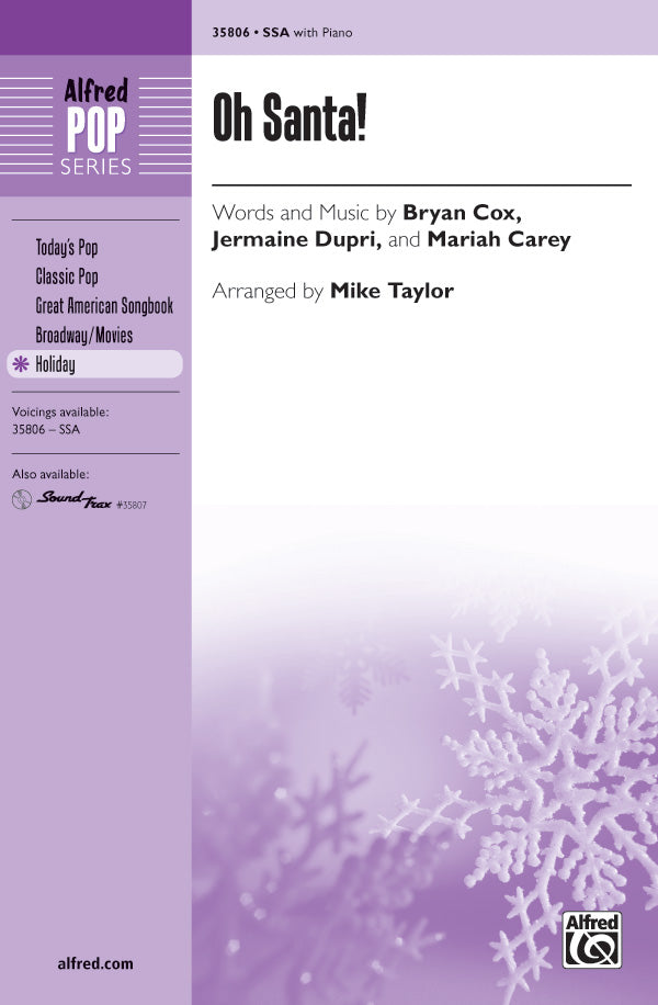 Oh Santa! Sheet Music Preview