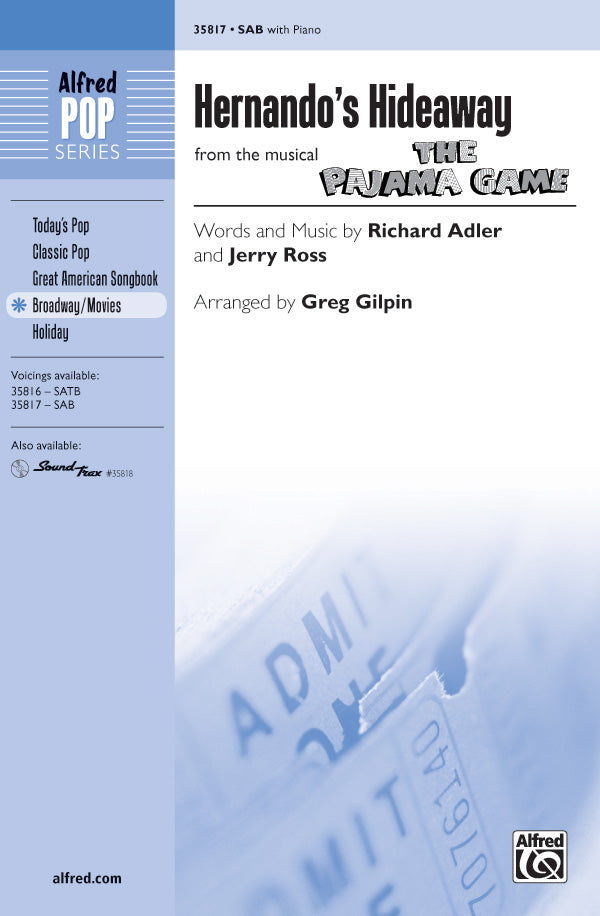 Hernando's Hideaway (from the musical <i>The Pajama Game</i>) Sheet Music Preview