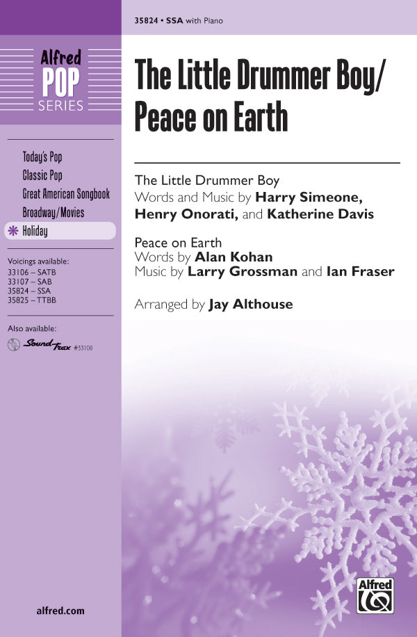 The Little Drummer Boy / Peace on Earth Sheet Music Preview