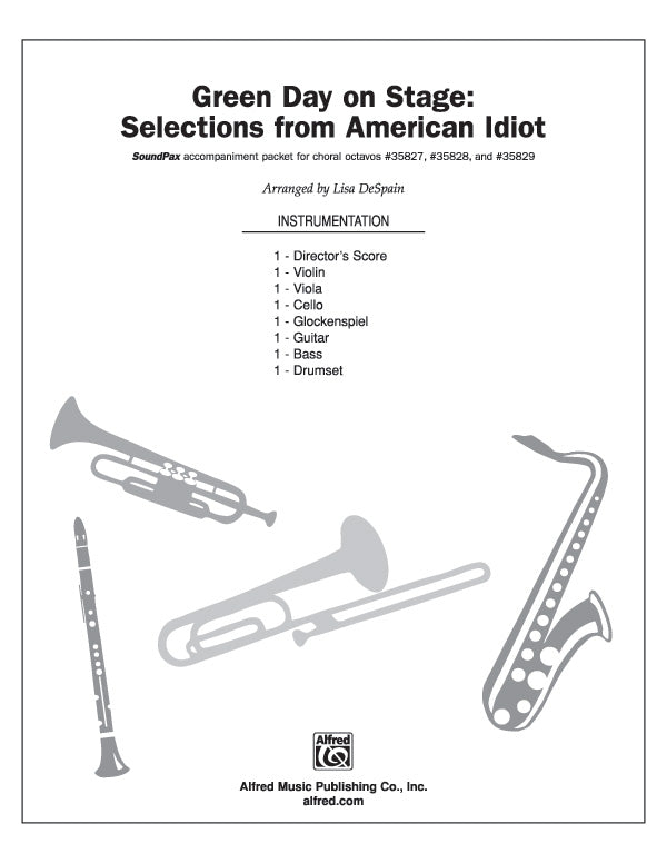 Green Day on Stage: Selections from American Idiot: 1st Violin Sheet Music Preview