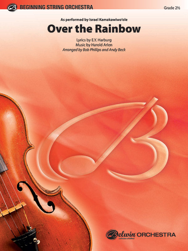 Over the Rainbow: 2nd Violin Sheet Music Preview