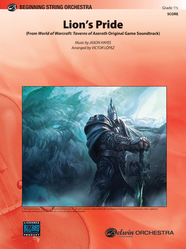 Lion’s Pride (from World of Warcraft: Taverns of Azeroth Original Game Soundtrack): Viola Sheet Music Preview