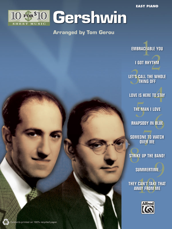 10 for 10 Sheet Music: Gershwin Cover Image