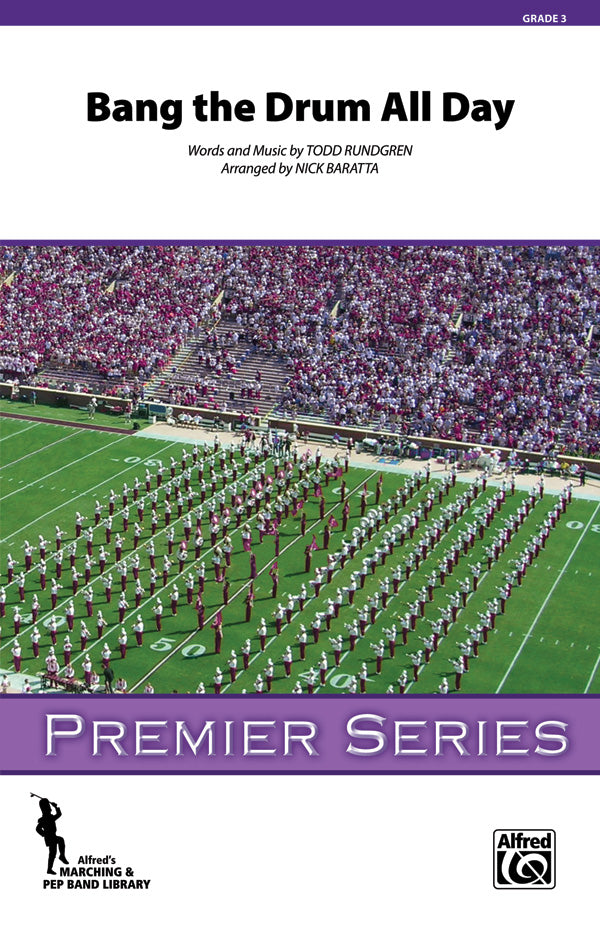 Bang the Drum All Day: Baritone T.C. Sheet Music Preview