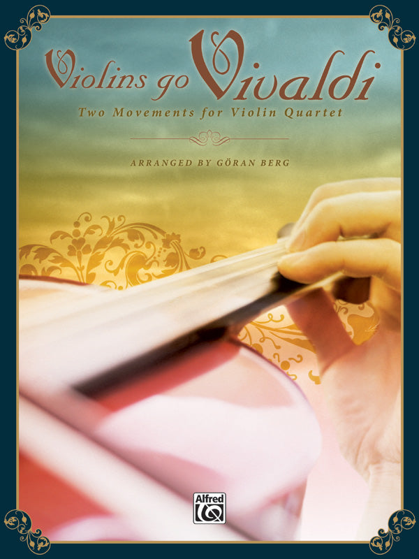 Violins Go Vivaldi: Two Movements for Violin Quartet: Piano Accompaniment Sheet Music Preview