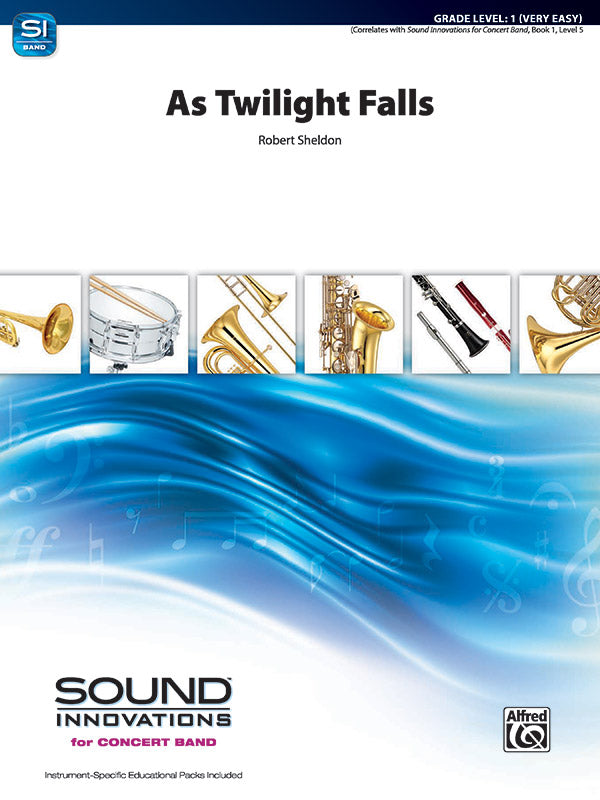 As Twilight Falls: (wp) E-flat Contrabass Clarinet Sheet Music Preview
