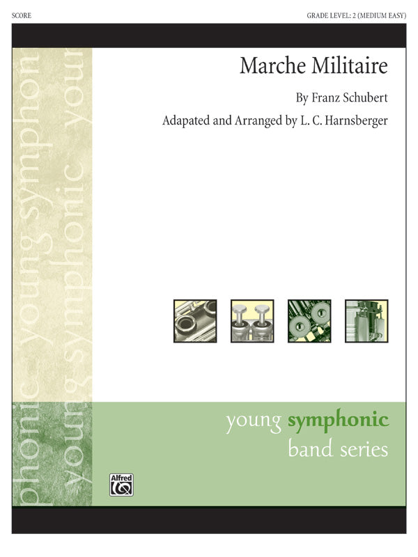 Marche Militaire: 2nd B-flat Clarinet Sheet Music Preview