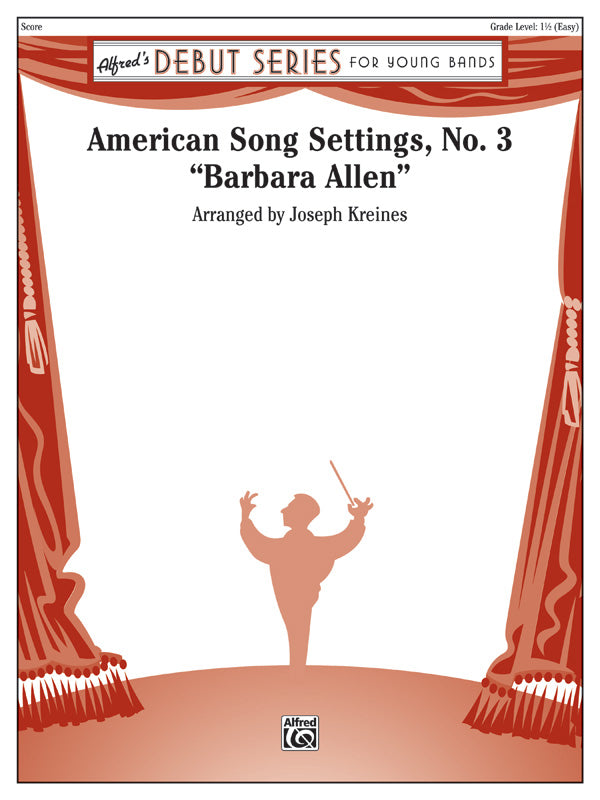 American Song Settings, No. 3 "Barbara Allen": B-flat Bass Clarinet Sheet Music Preview