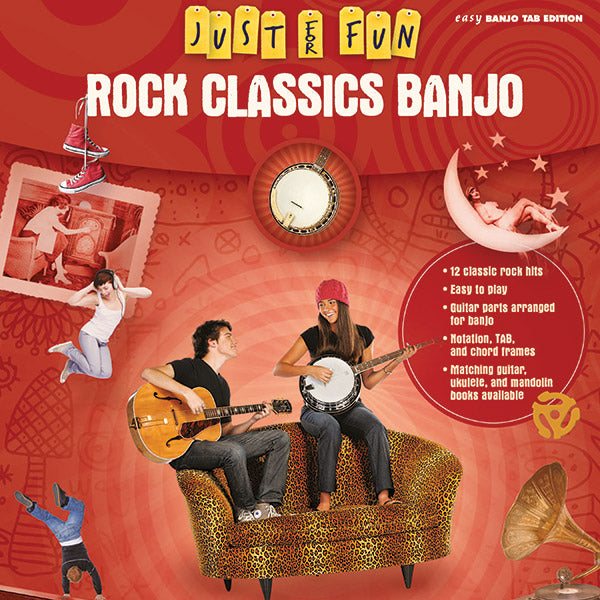Just for Fun: Rock Classics Banjo (International Edition) Cover Image